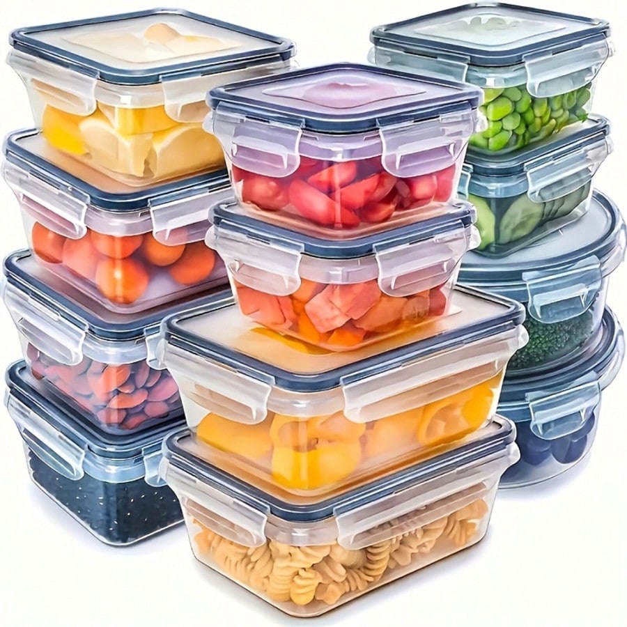 Storage Food Prep - 24 Pack Food Storage Containers with