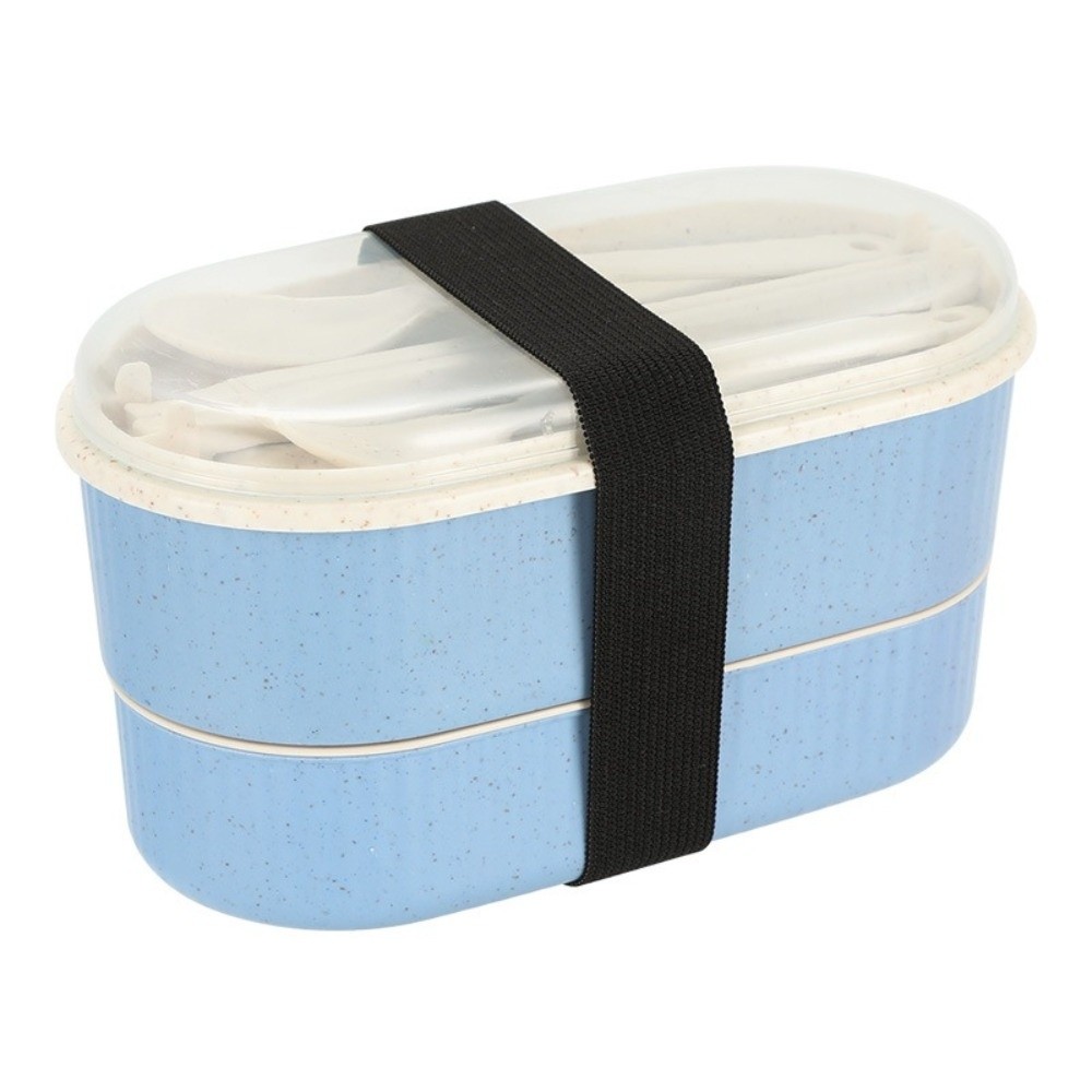 Food Storage Made Easy - Portable Double Layer Lunch Box High