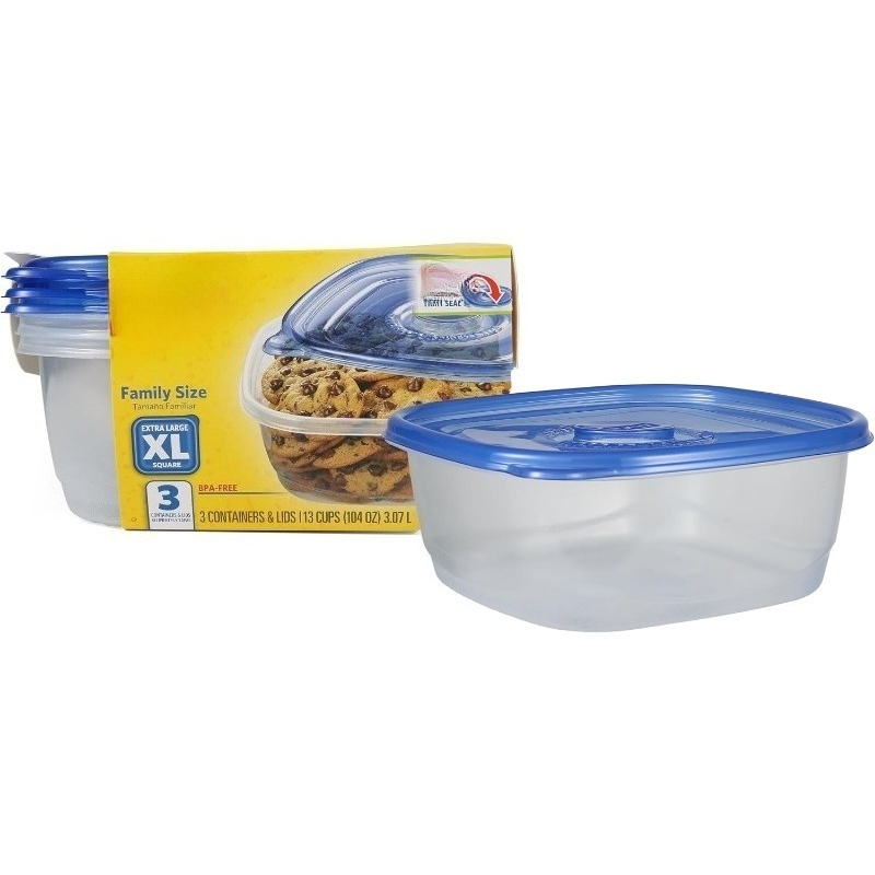 Food Storage Xl - XL Square Food Storage Containers, 104