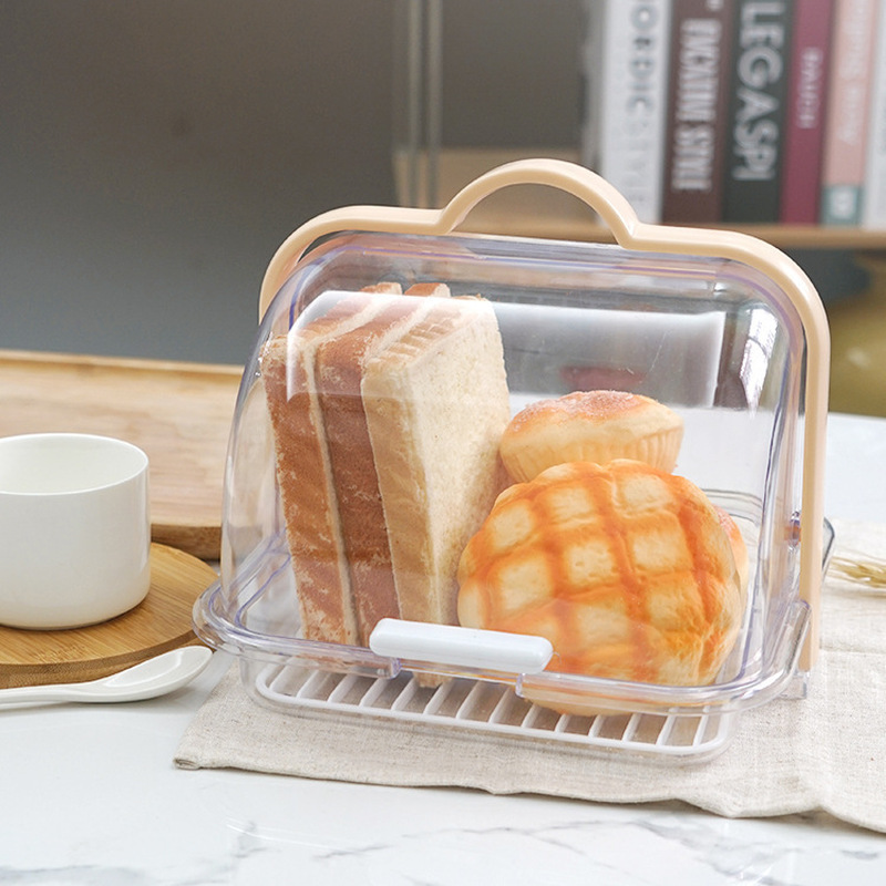 Food Storage Xl - XL Transparent Bread Storage Box with