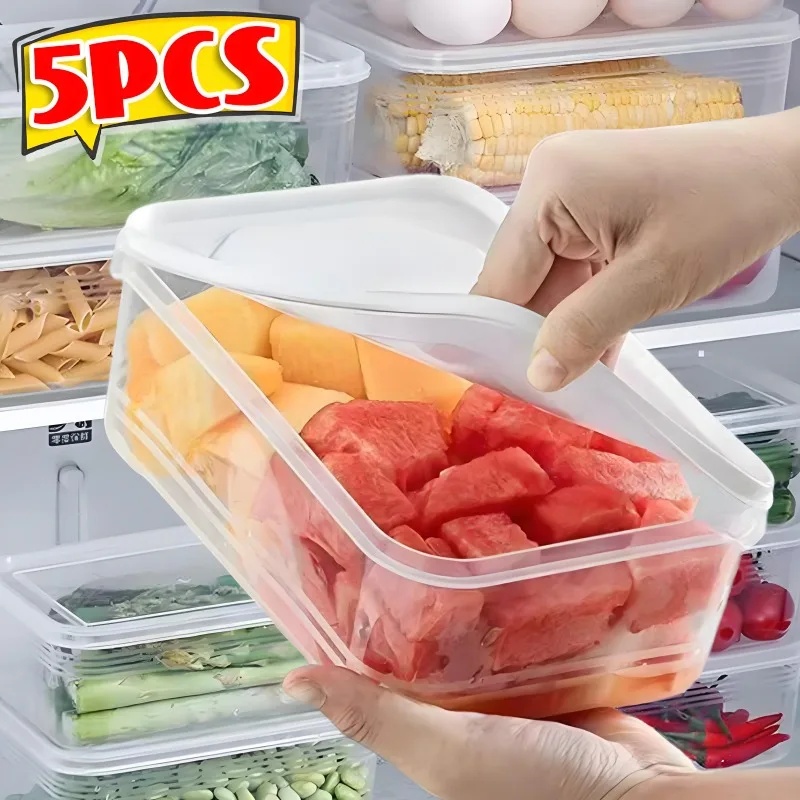 Food Storage Plastic Boxes - Refrigerator Storage Box Meat Vegetable Fresh-keeping