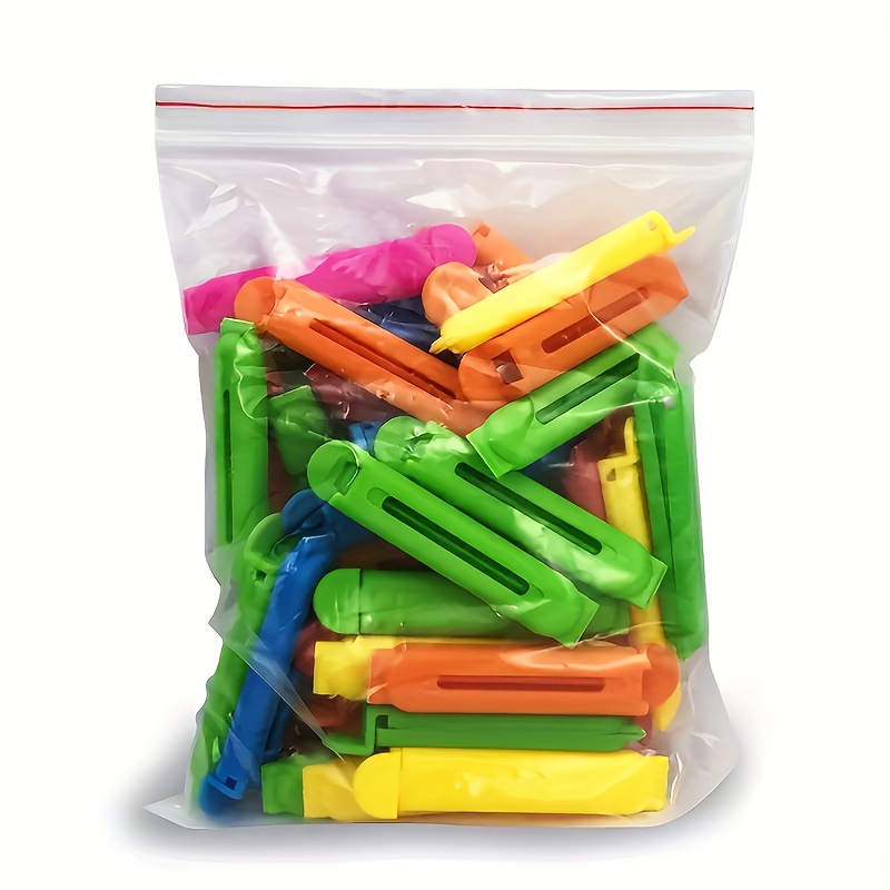 Food Storage Zip Lock Bags - 12PCS Portable Kitchen Storage Food Snack