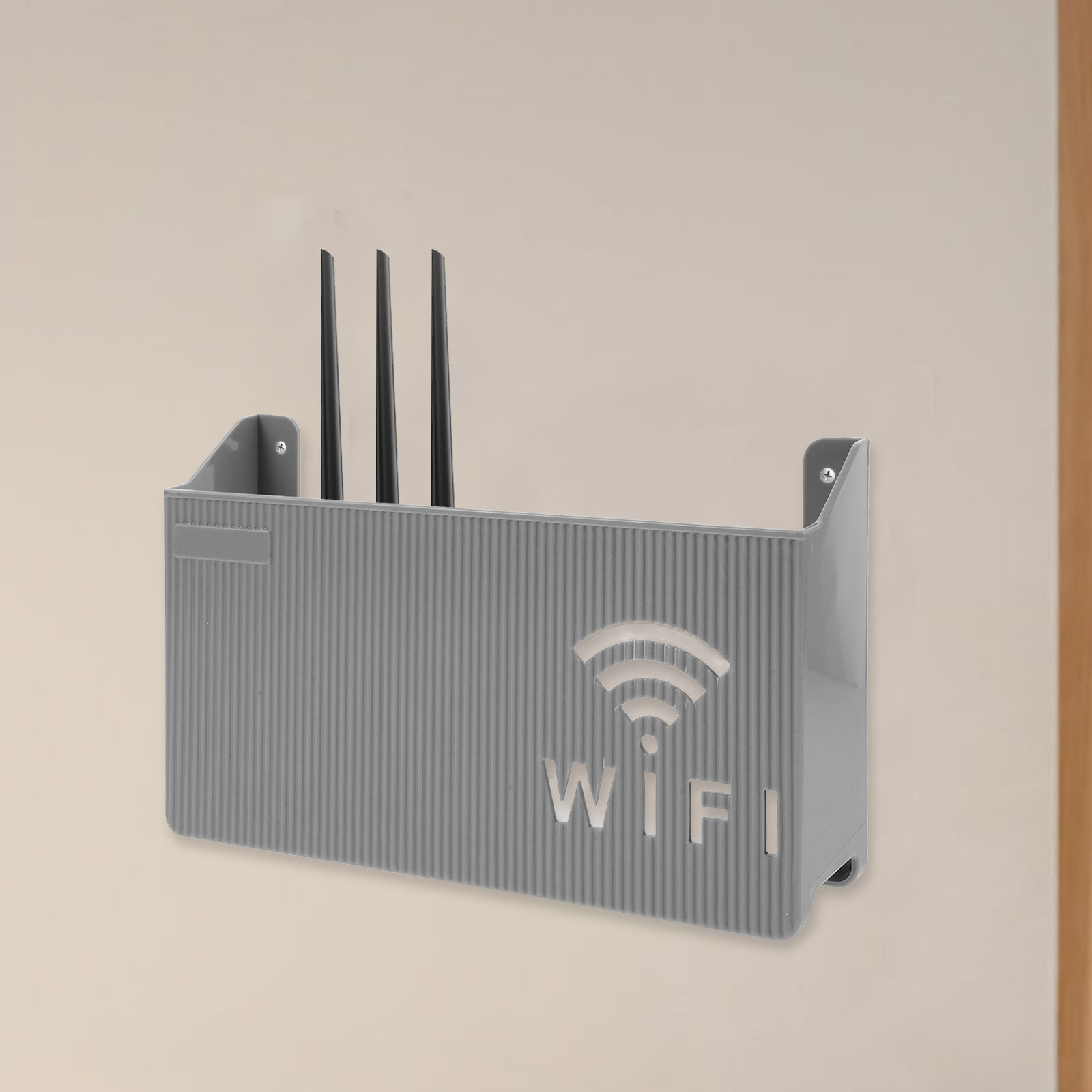 Wall Mounted Router Storage Bo - Food Storage Home recension och pris