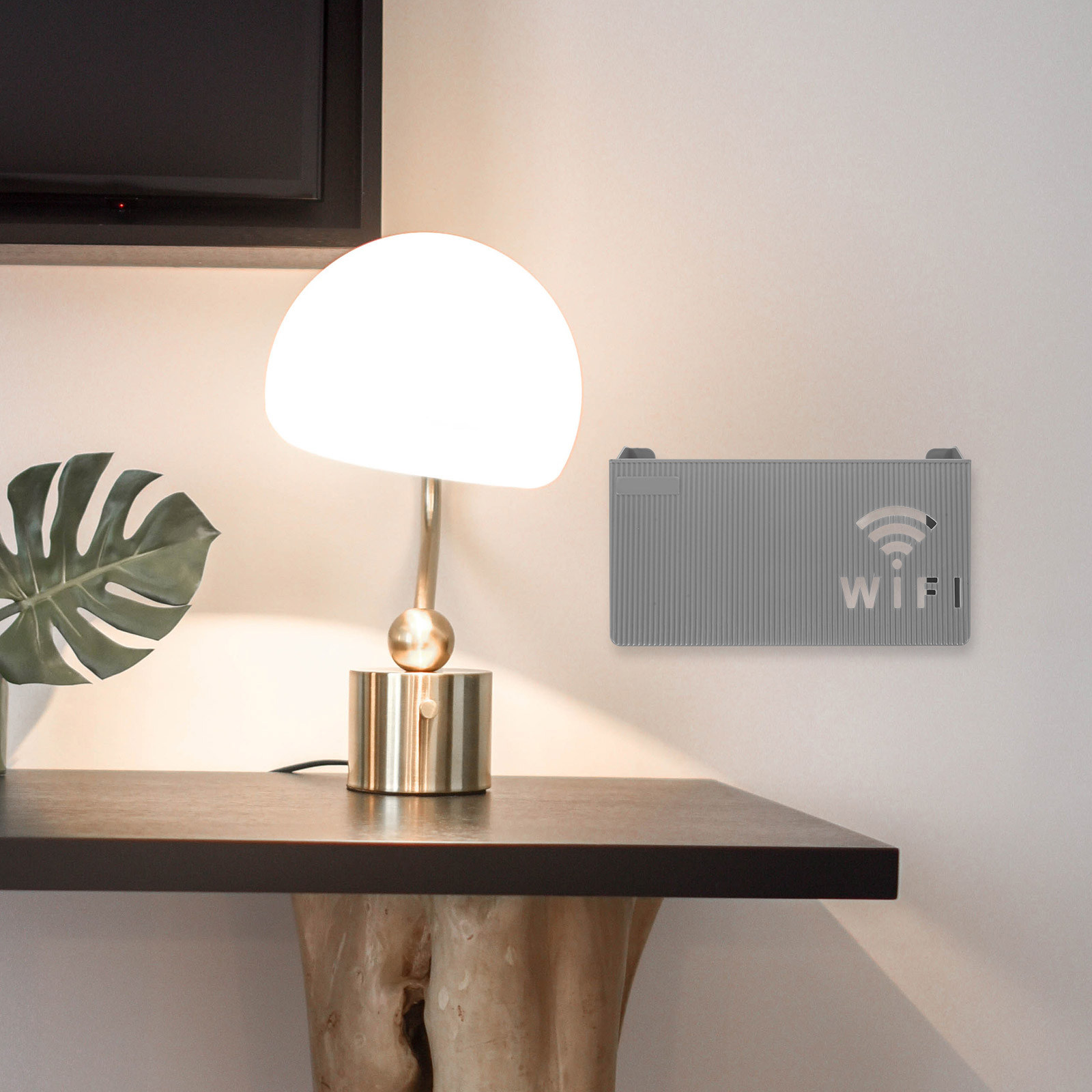 Wall Mounted Router Storage Bo - Food Storage Home recension och pris