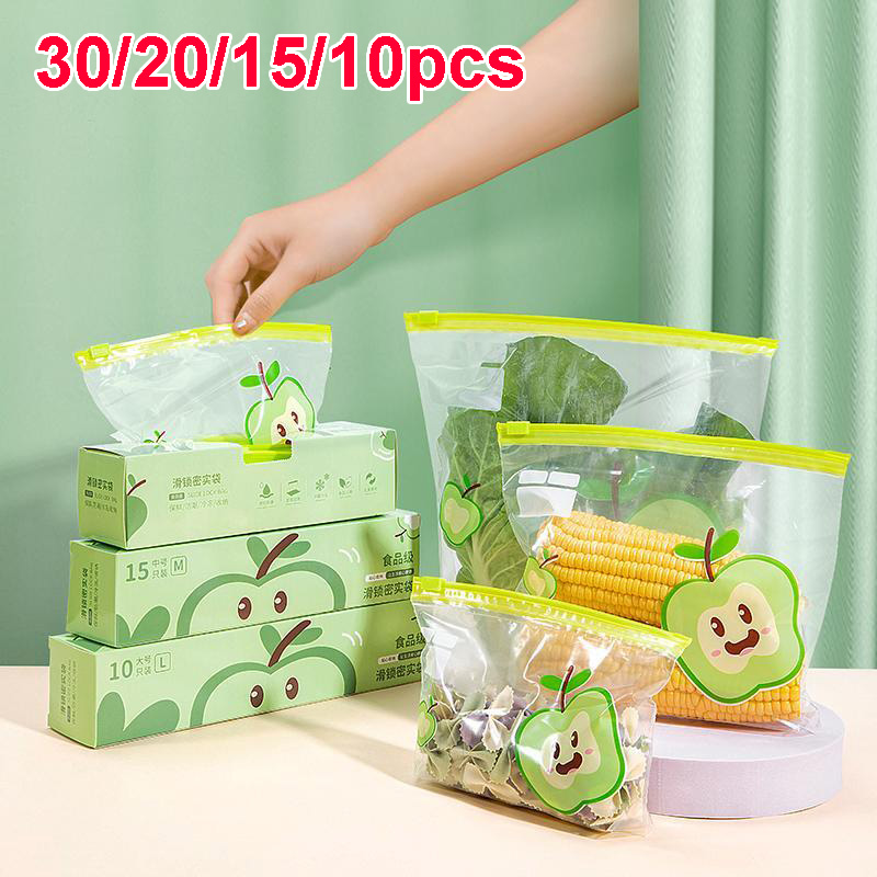 Reusable Zip Lock Bag Food Gra - Food Storage Zip Lock Bags recension och pris