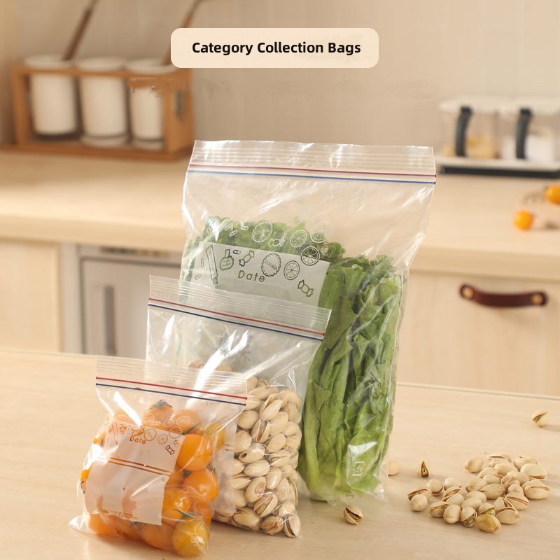 Reusable Zip Lock Bag Food Gra - Food Storage Zip Lock Bags recension och pris