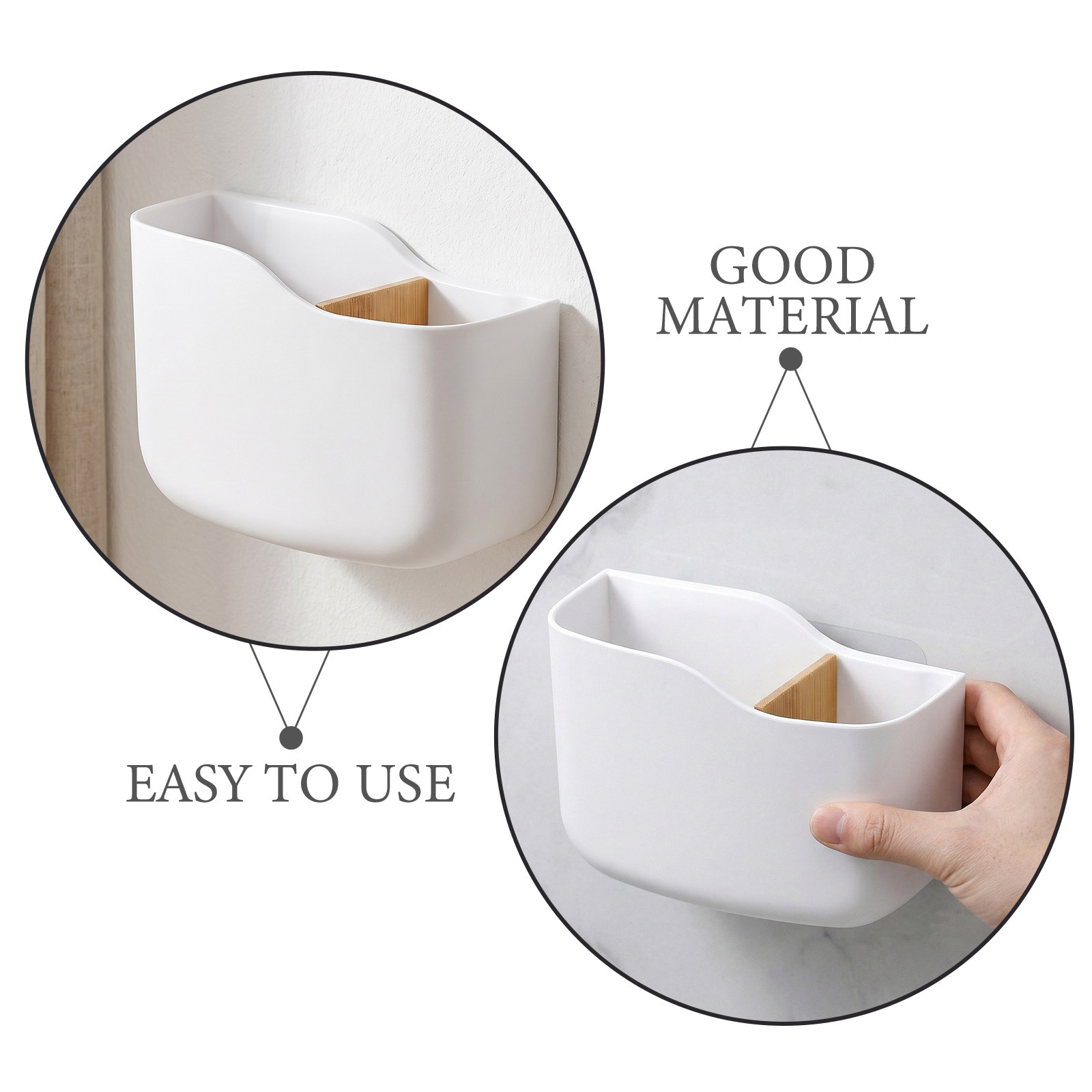 3Pcs Remote Control Holder Wal - Food Storage Plastic Boxes recension och pris