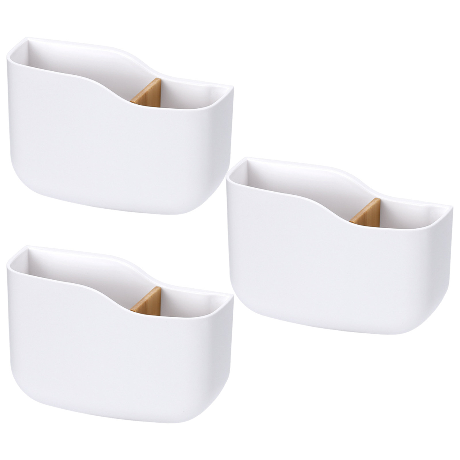 3Pcs Remote Control Holder Wal - Food Storage Plastic Boxes recension och pris