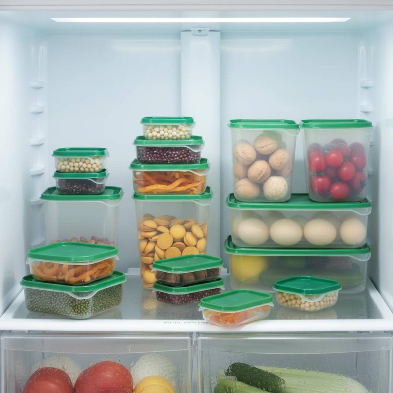 17 Pieces Fridge Storage Box S - Food Storage Plastic Boxes recension och pris