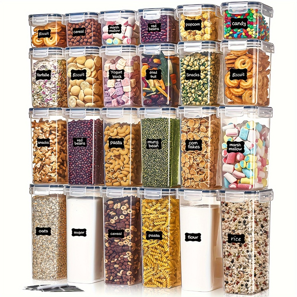 24Pcs Food Storage Containers  - Food Storage Home recension och pris