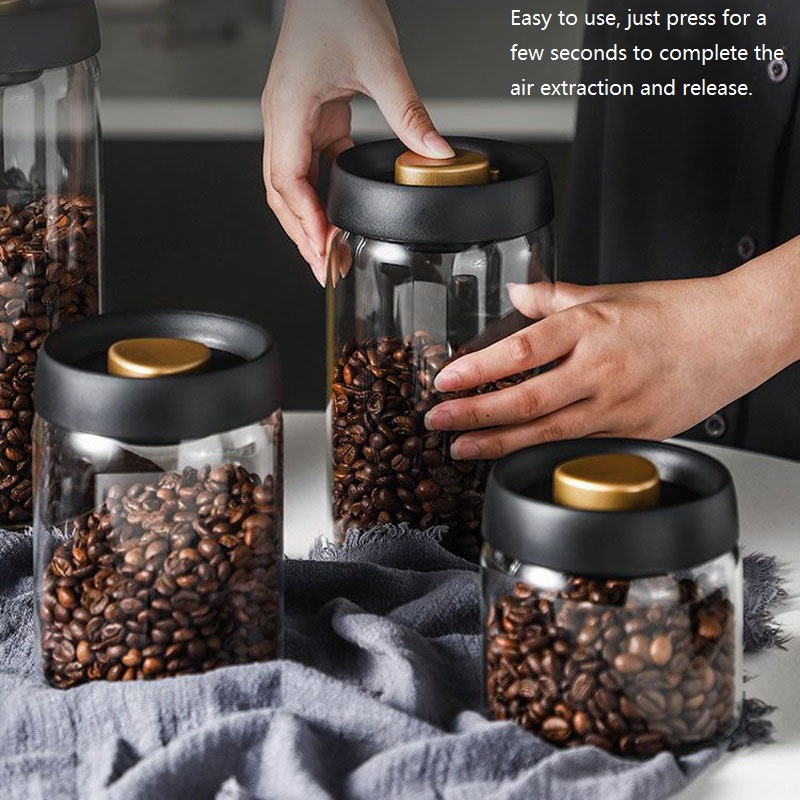 New Bean Coffee Storage Contai - Food Storage Vacuum Containers recension och pris