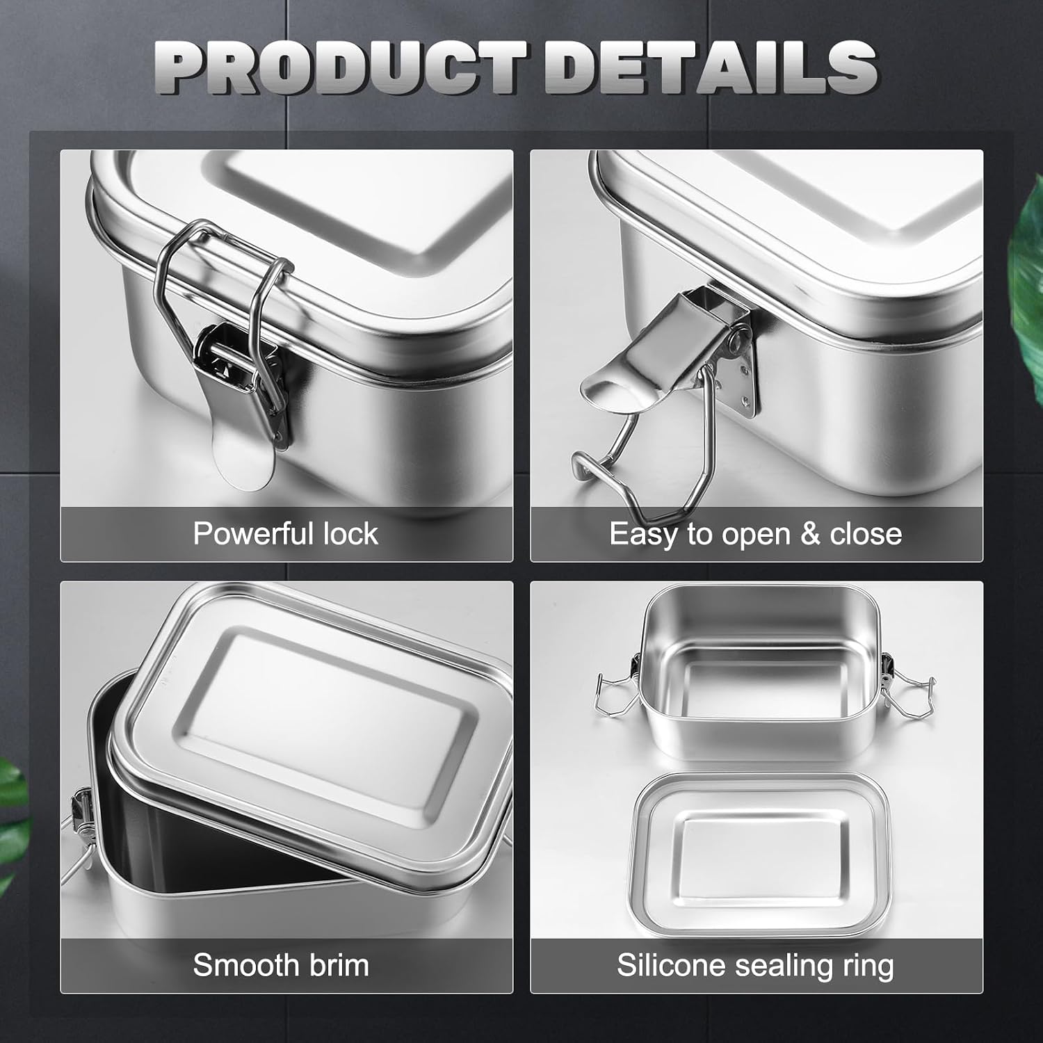 Stainless Steel Food Storage C - Storage Food Prep recension och pris