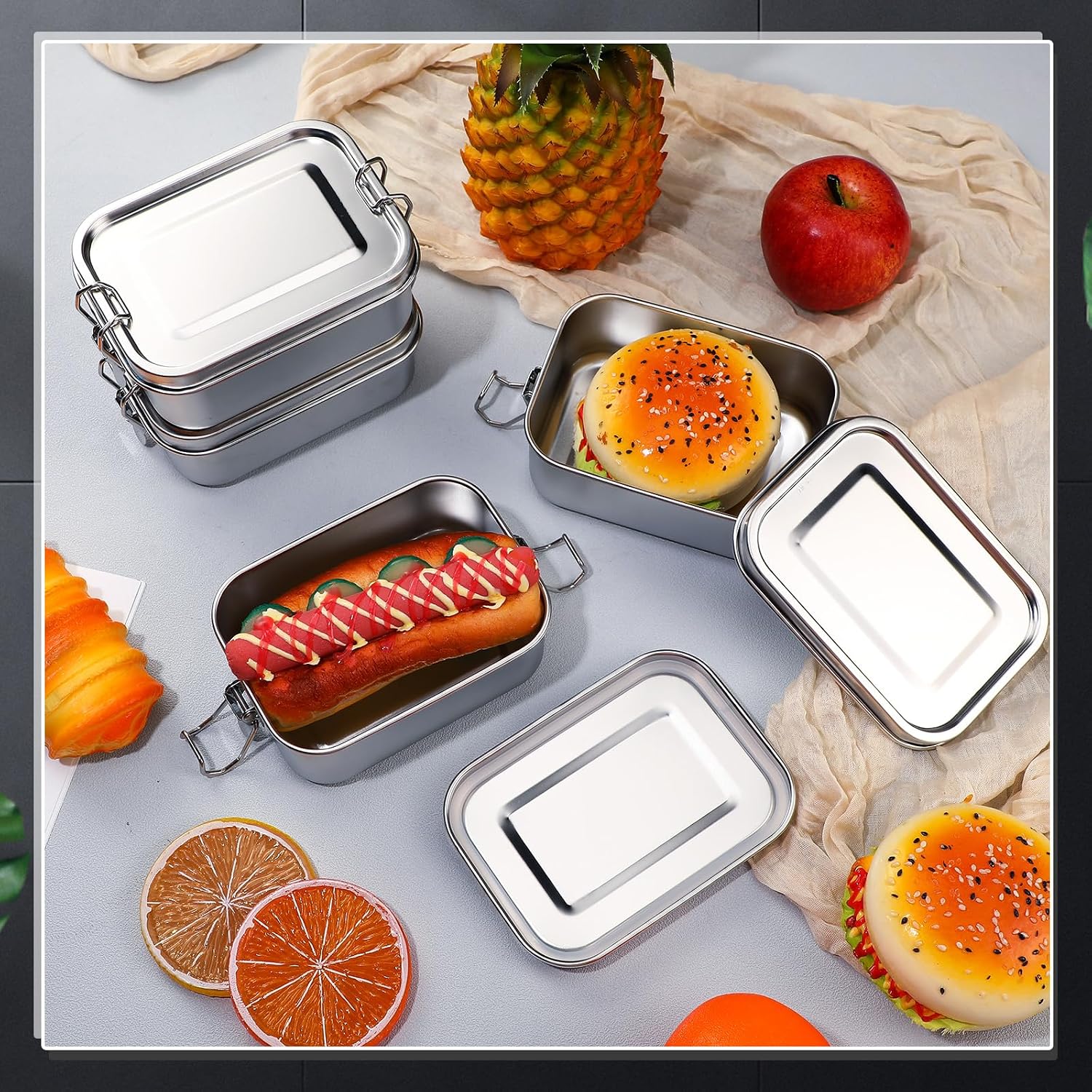 Stainless Steel Food Storage C - Storage Food Prep recension och pris