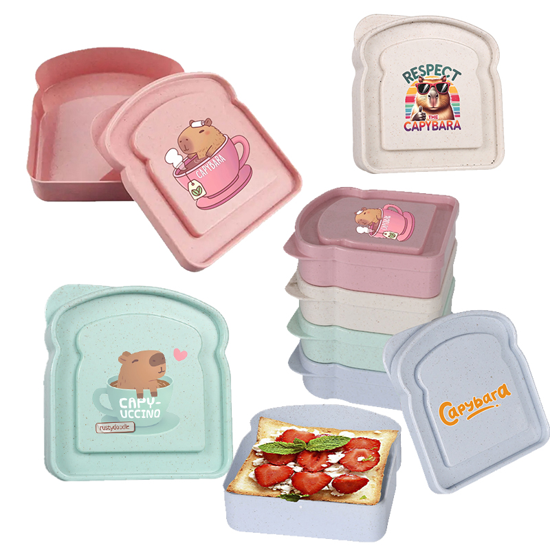 Capybara Sandwich Food Storage - Food Storage Plastic Boxes recension och pris