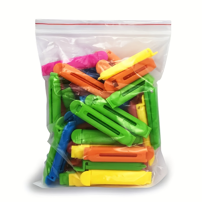 30pcs Multicolor Food Sealing  - Food Storage Zip Lock Bags recension och pris