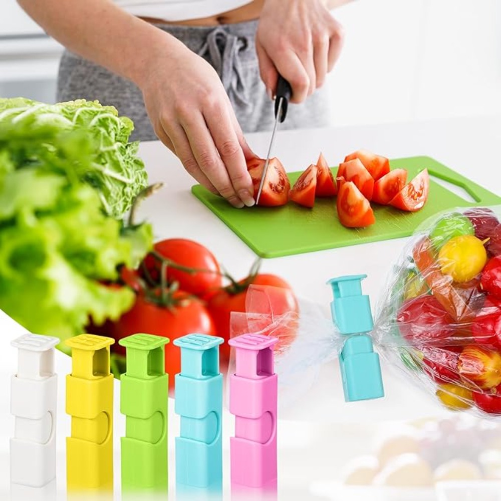 1-60Pcs Food Sealing Bag Clip  - Food Storage Zip Lock Bags recension och pris