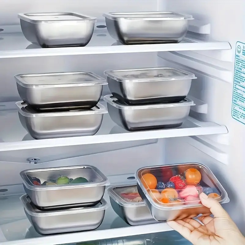 5-Piece Stainless Steel Food S - Storage Food Prep recension och pris