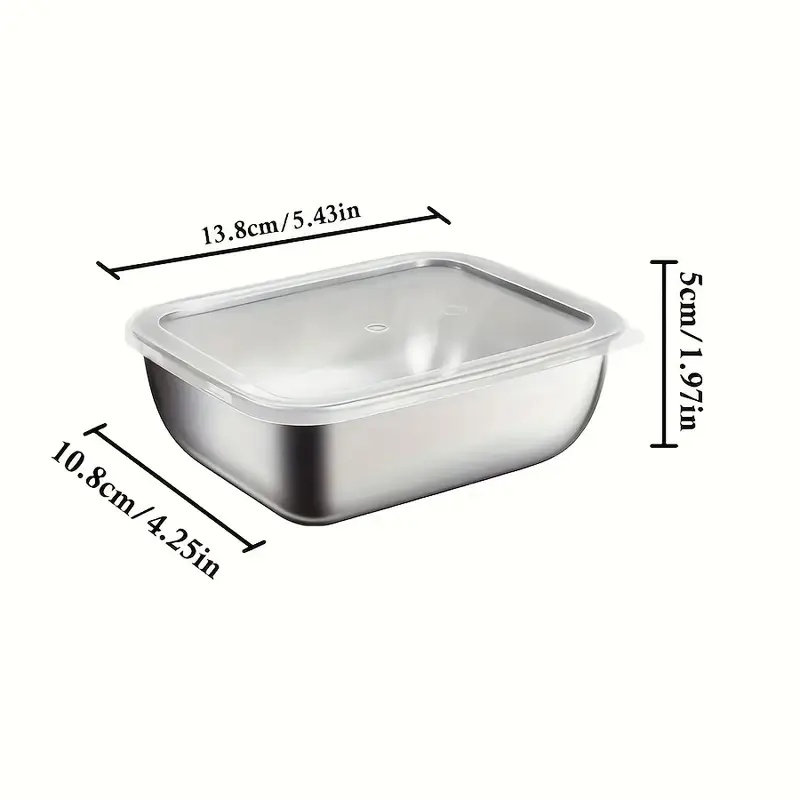 5-Piece Stainless Steel Food S - Storage Food Prep recension och pris