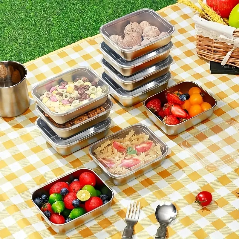5-Piece Stainless Steel Food S - Storage Food Prep recension och pris