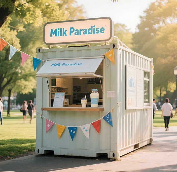 Prefab Container Coffee Shop M - Food Storage Unit recension och pris