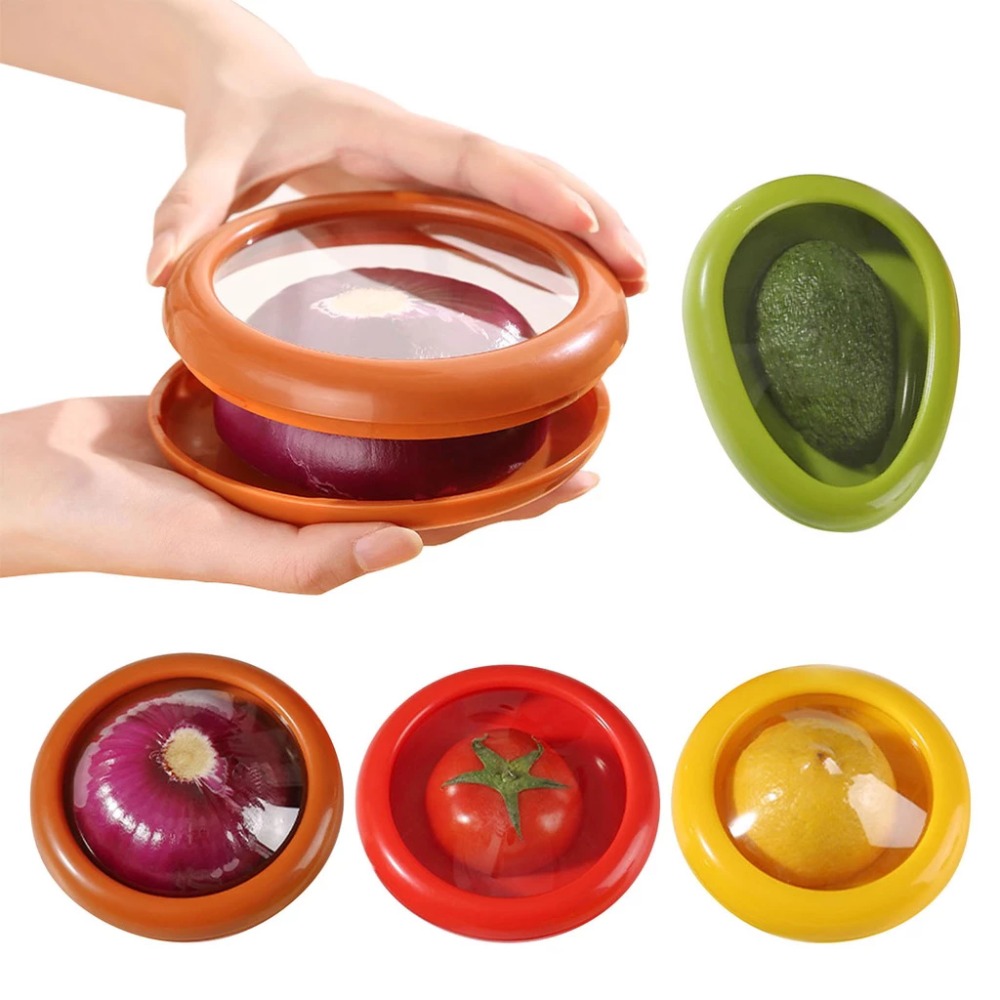 Transparent Avocado Fresh Keep - Food Storage Plastic Boxes recension och pris