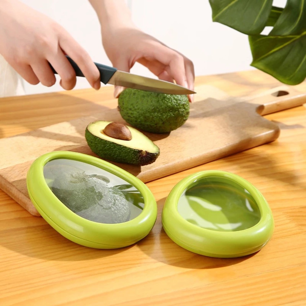 Transparent Avocado Fresh Keep - Food Storage Plastic Boxes recension och pris