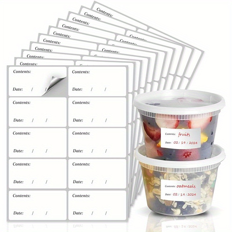 100 Waterproof Removable Freez - Food Storage Notes recension och pris