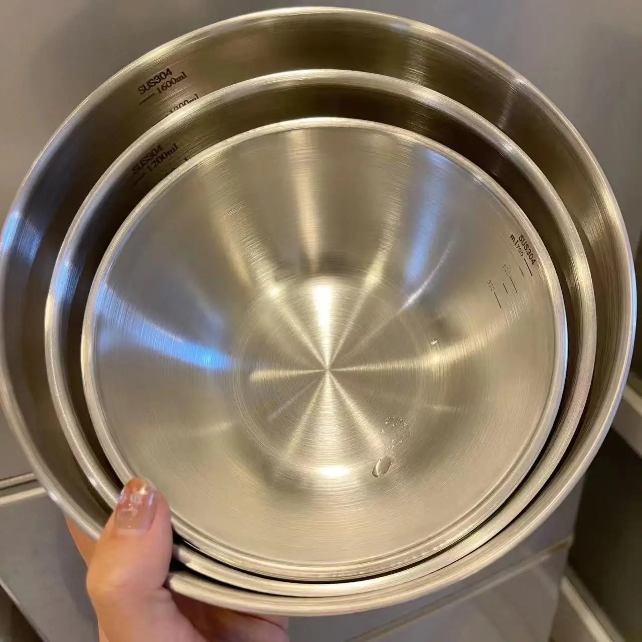 1-3 Stainless Steel Bowl Set W - Food Storage Home recension och pris