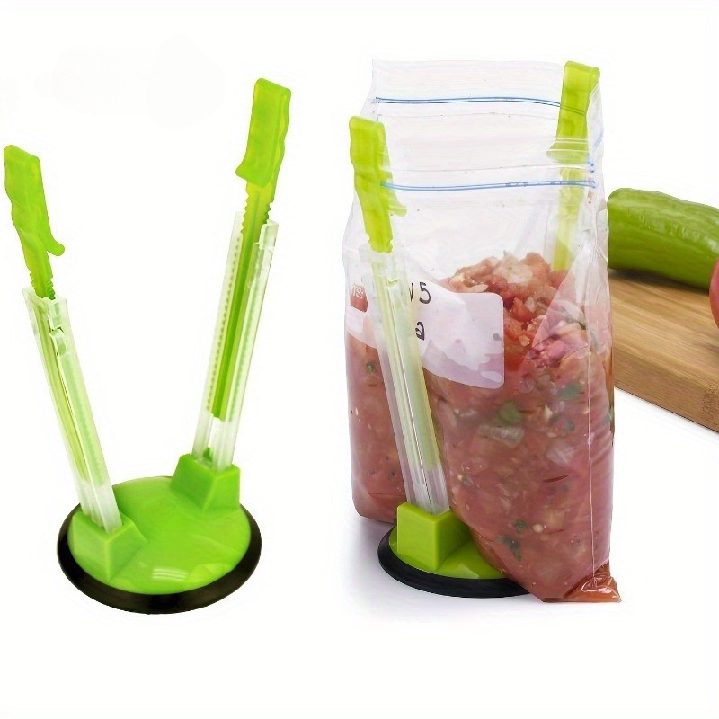 Hands-Free Adjustable Baggy Ra - Storage Food Prep recension och pris