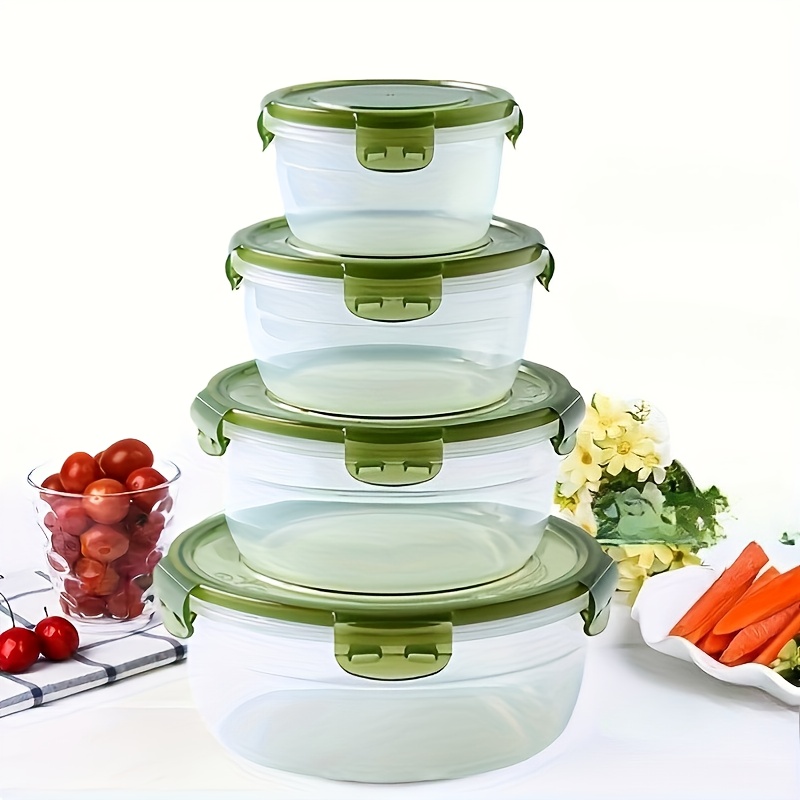 4 Plastic Food Storage Contain - Food Storage Plastic Boxes recension och pris