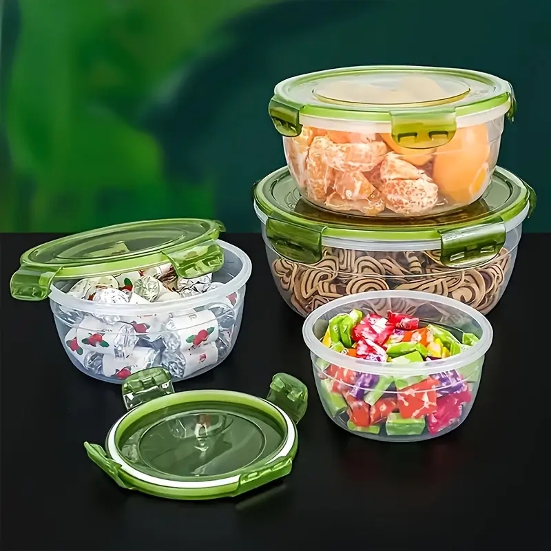4 Plastic Food Storage Contain - Food Storage Plastic Boxes recension och pris