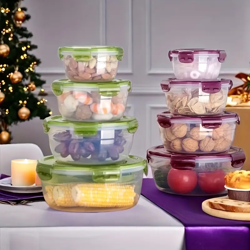 4 Plastic Food Storage Contain - Food Storage Plastic Boxes recension och pris