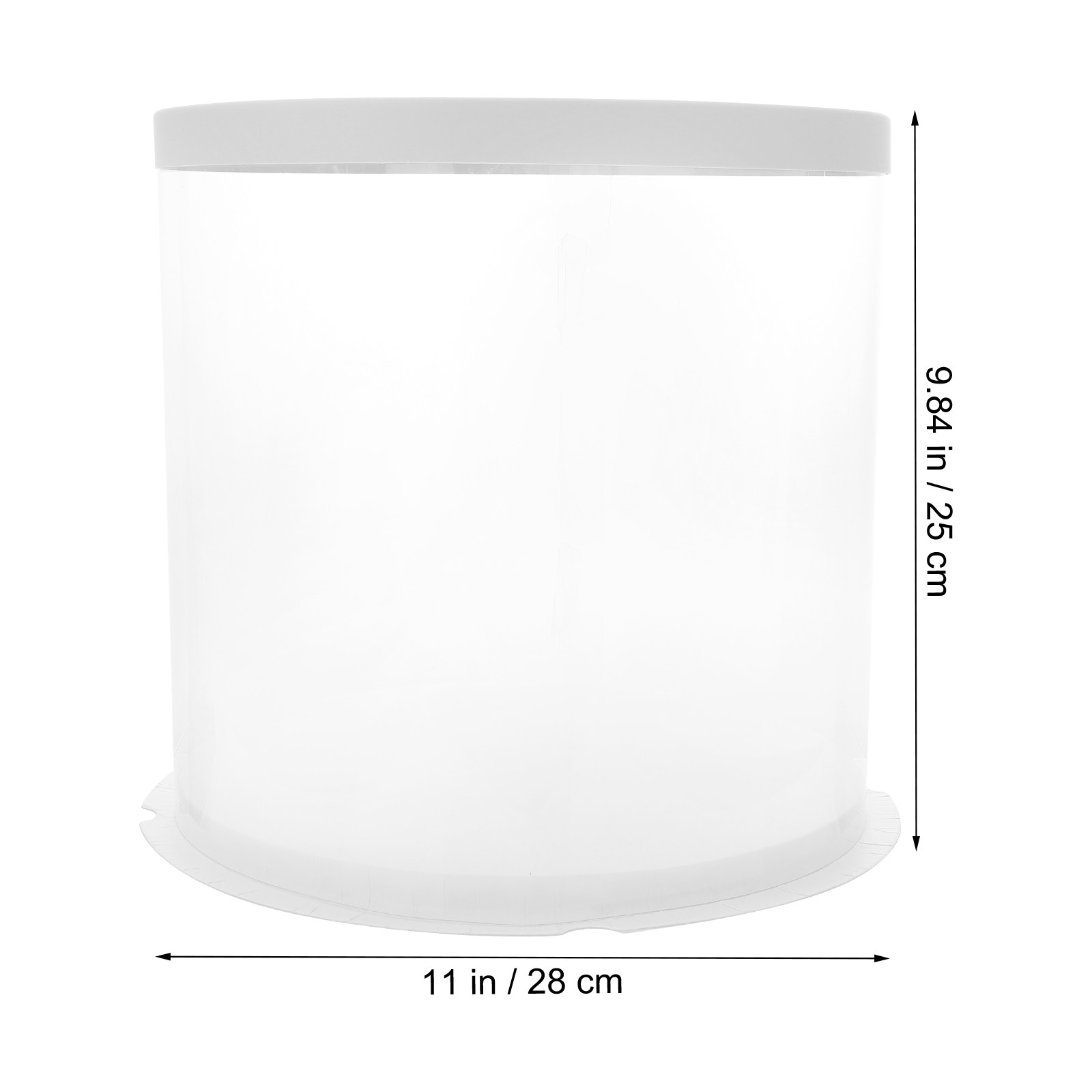 1Pcs Cake Box Eco Friendly Tra - Food Storage Plastic Boxes recension och pris