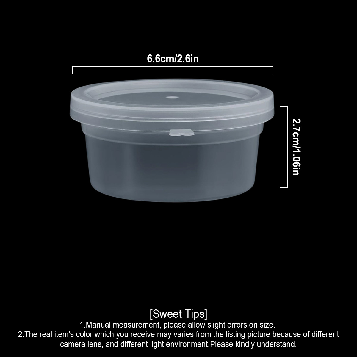 10/20/30 Pack Small Slime Cont - Food Storage Unit recension och pris
