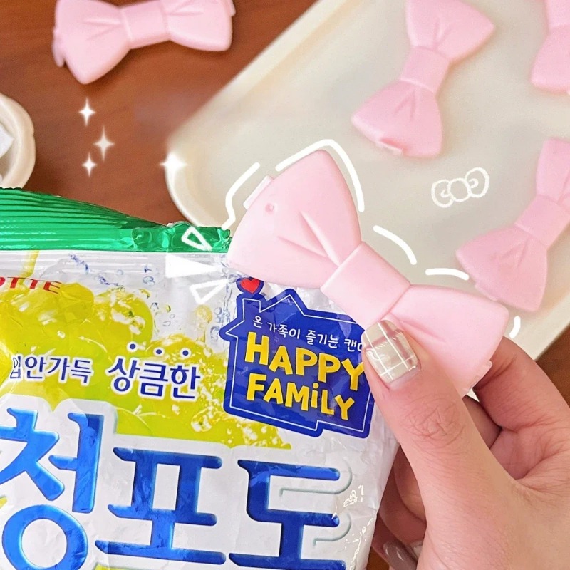 5PCS Kawaii Food Sealing Clip  - Food Storage Zip Lock Bags recension och pris