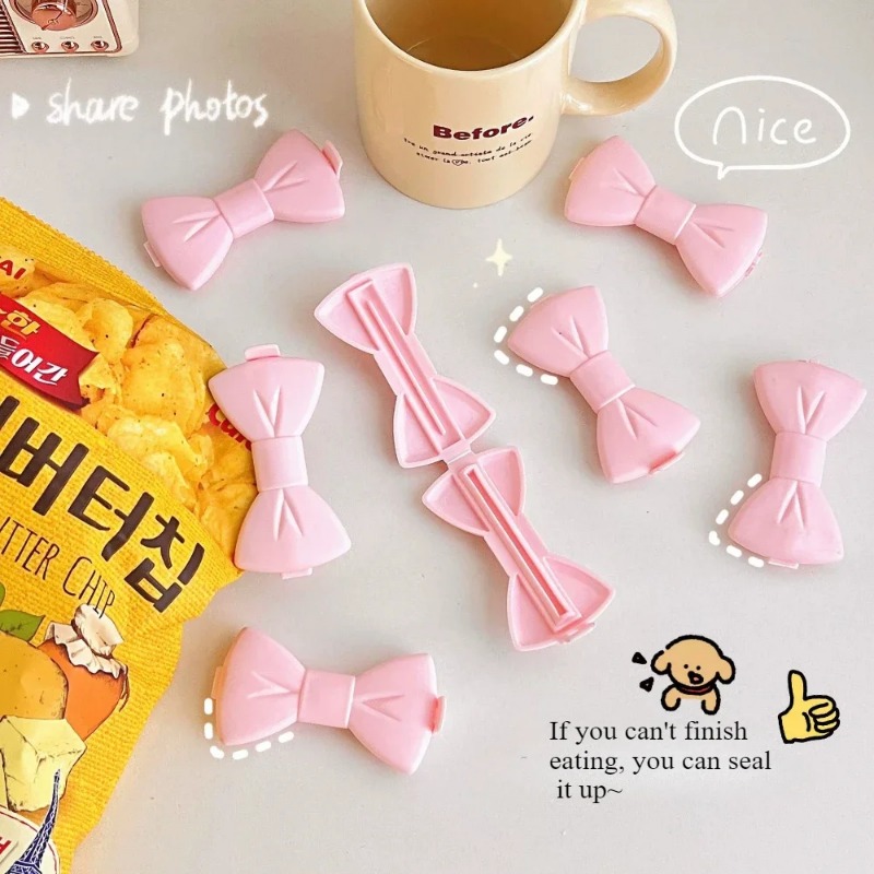 5PCS Kawaii Food Sealing Clip  - Food Storage Zip Lock Bags recension och pris