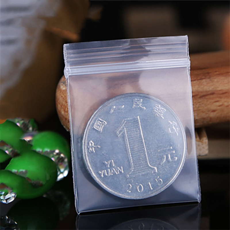 100Pieces Transparent Mini Sma - Food Storage Zip Lock Bags recension och pris