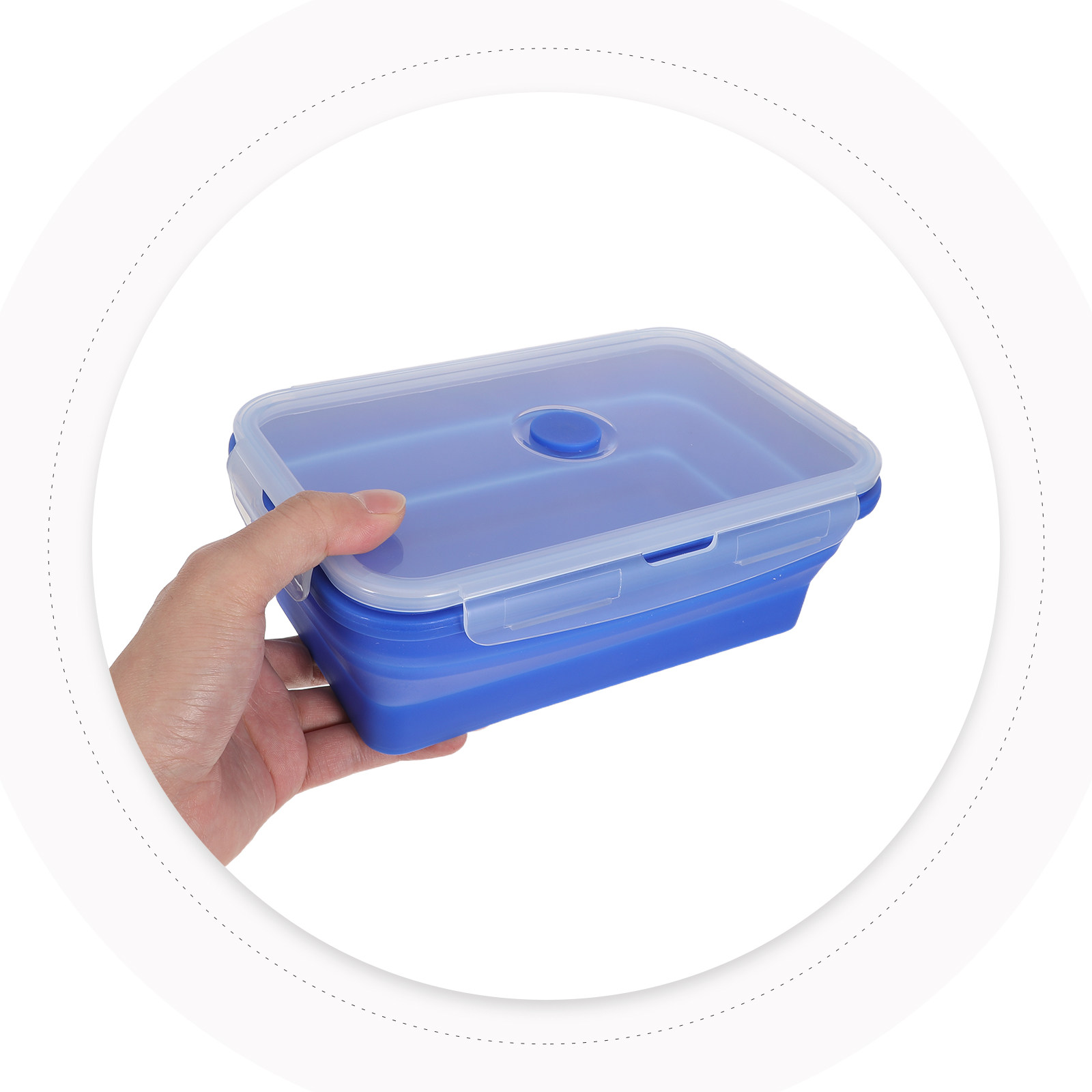 4Pcs Foldable Silicone Lunch B - Food Storage Home recension och pris
