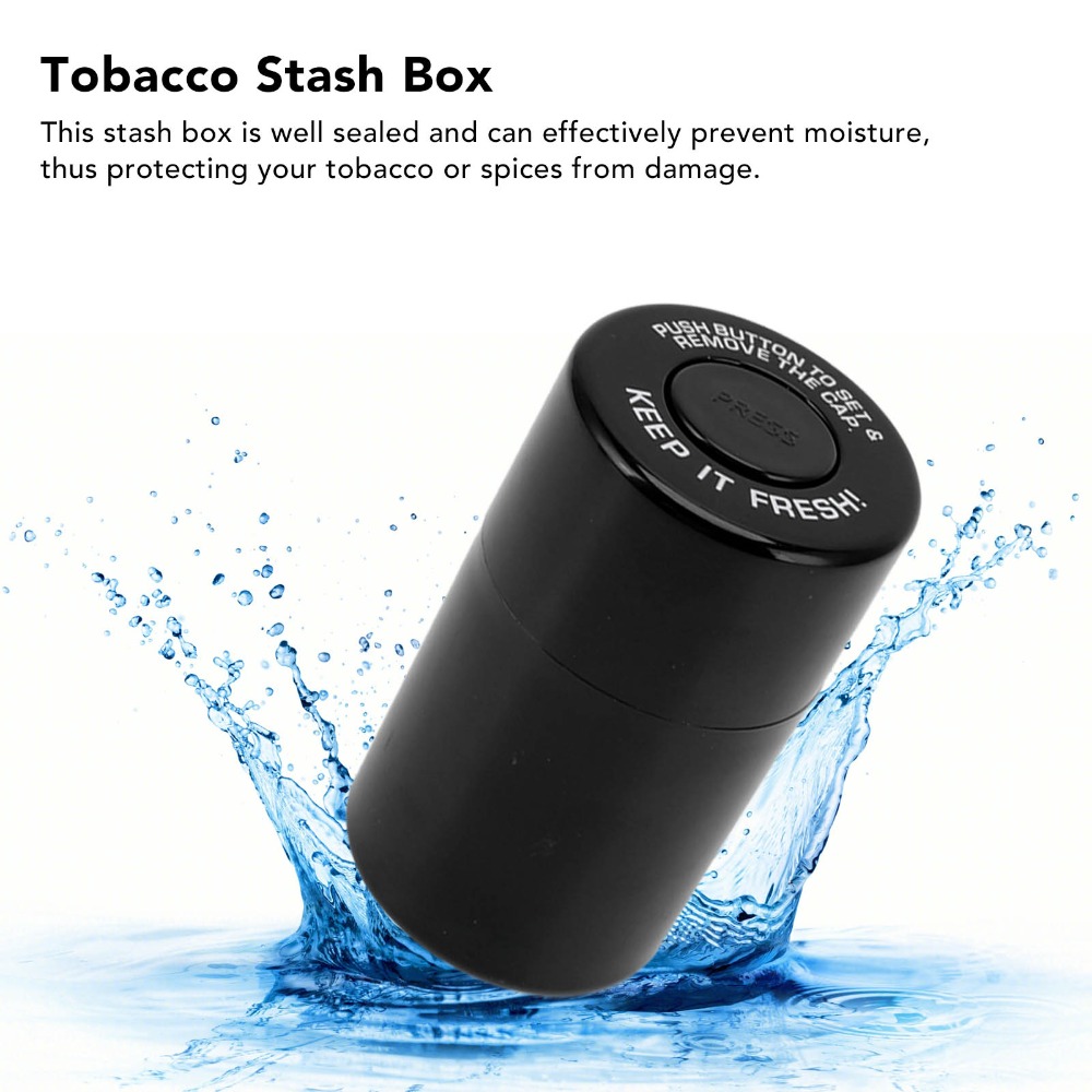 Round Airtight Stash Jar Compa - Food Storage Vacuum Containers recension och pris