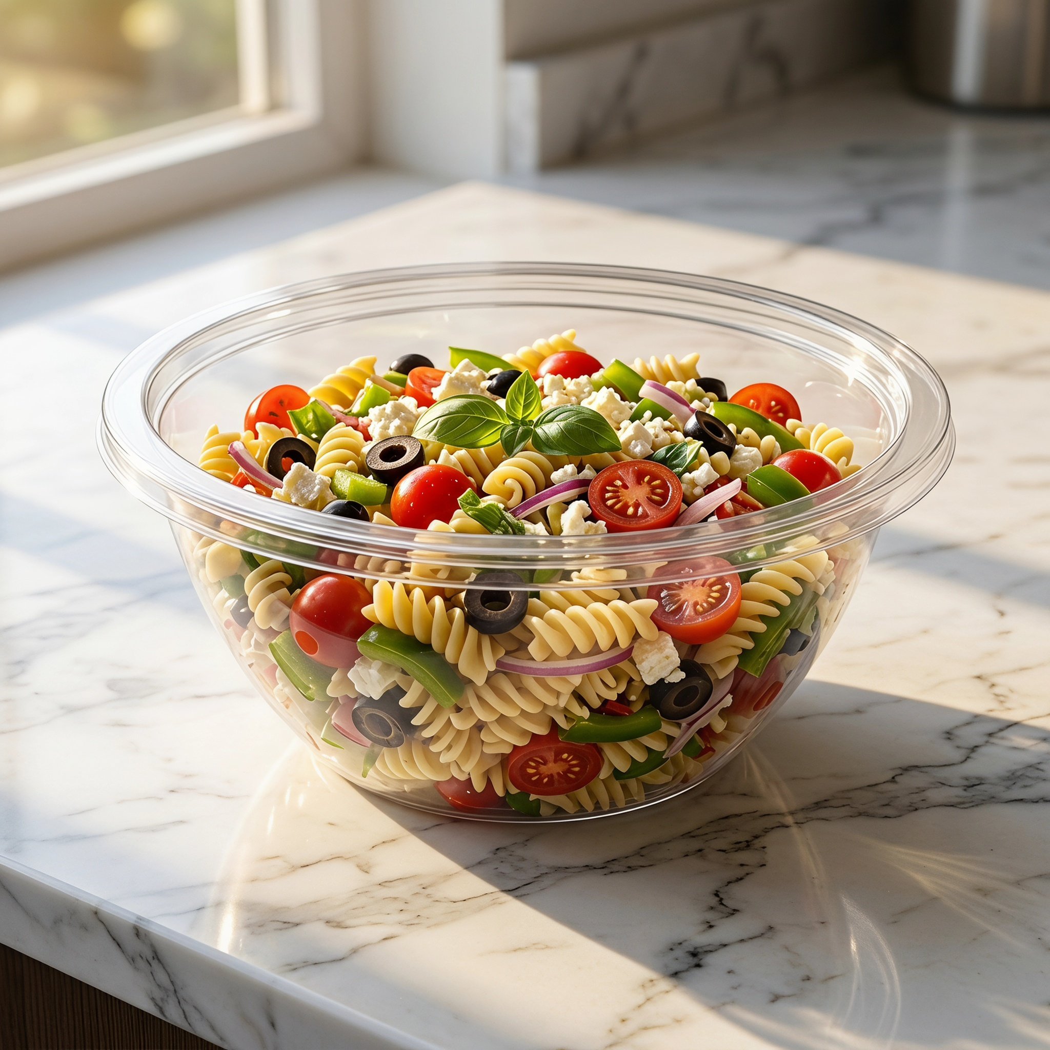 Clear Plastic Mixing Bowls wit - Storage Food Prep recension och pris