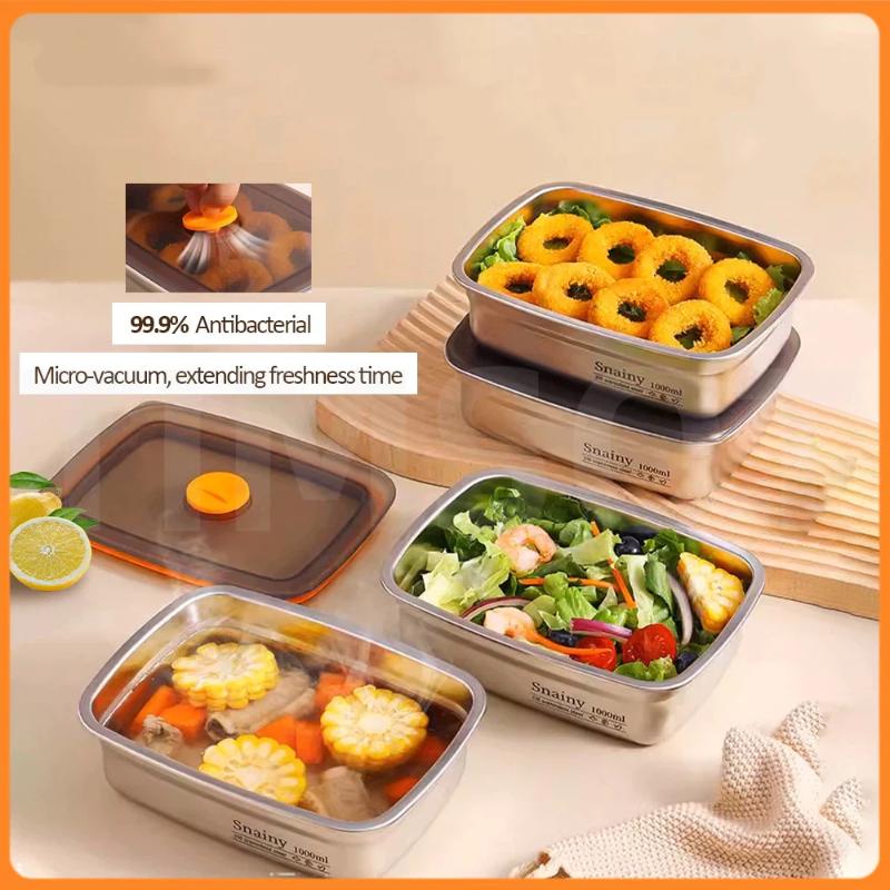 600ml/1000ml/1500ml Stainless  - Food Storage Vacuum Containers recension och pris