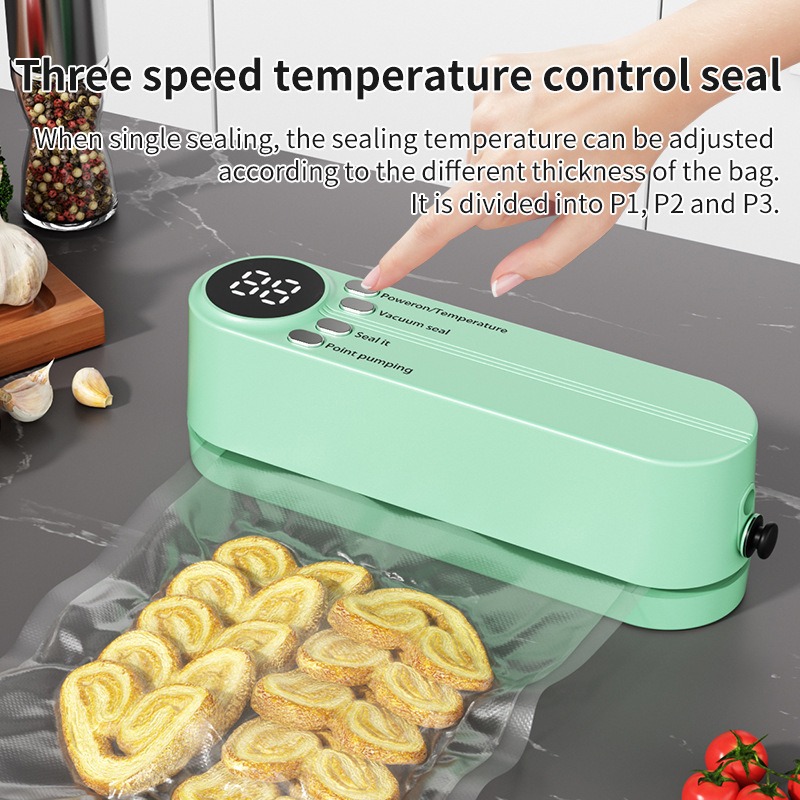 Electric Vacuum Sealer Food Cl - Food Storage Zip Lock Bags recension och pris