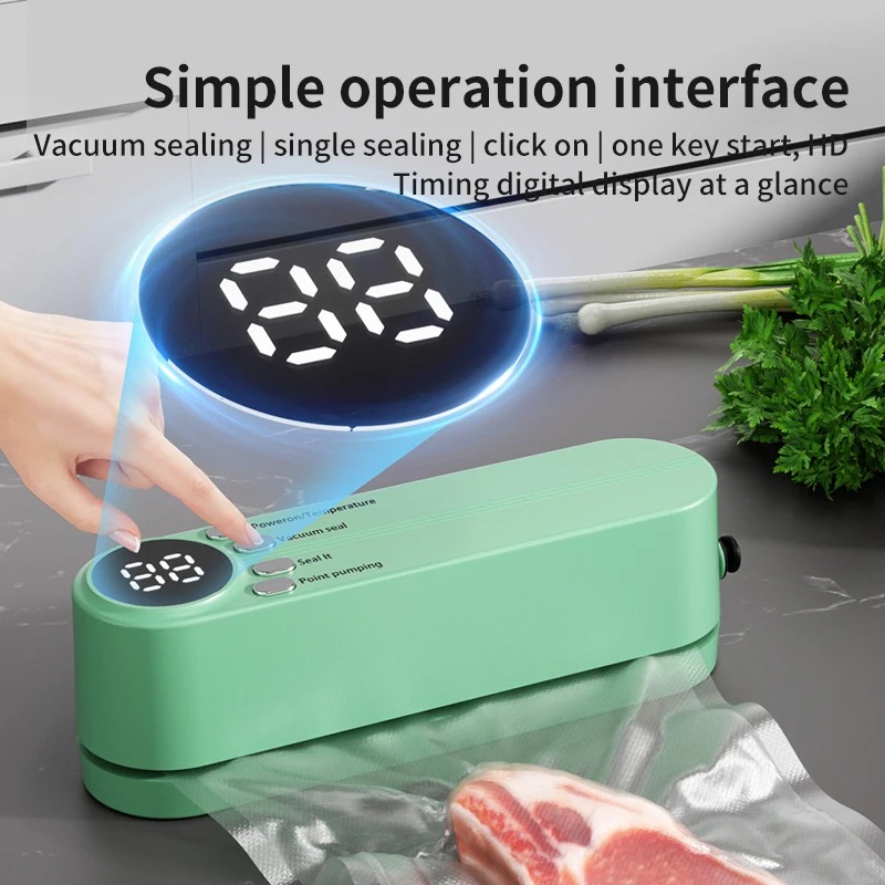Electric Vacuum Sealer Food Cl - Food Storage Zip Lock Bags recension och pris