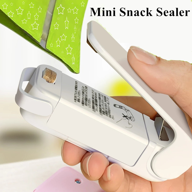 Portable Bag Heat Sealer Plast - Food Storage Zip Lock Bags recension och pris