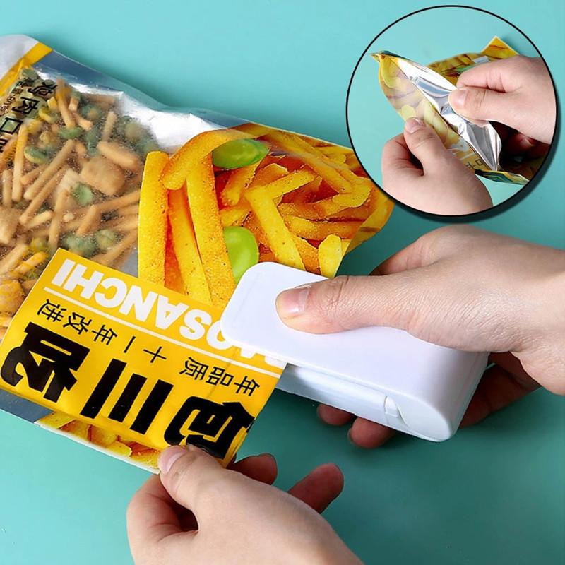 Portable Bag Heat Sealer Plast - Food Storage Zip Lock Bags recension och pris