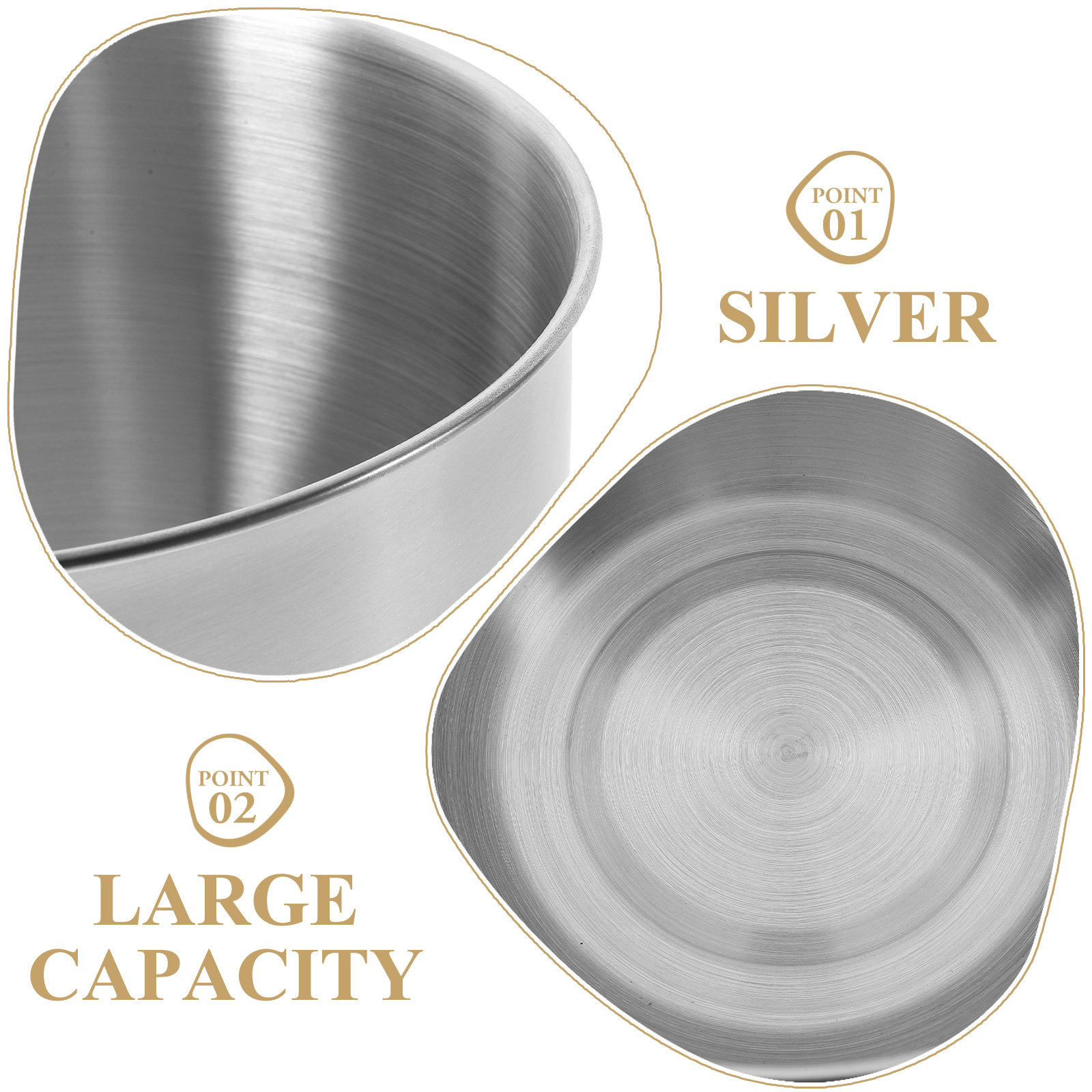 Deep Stainless Steel Mixing Bo - Storage Food Prep recension och pris