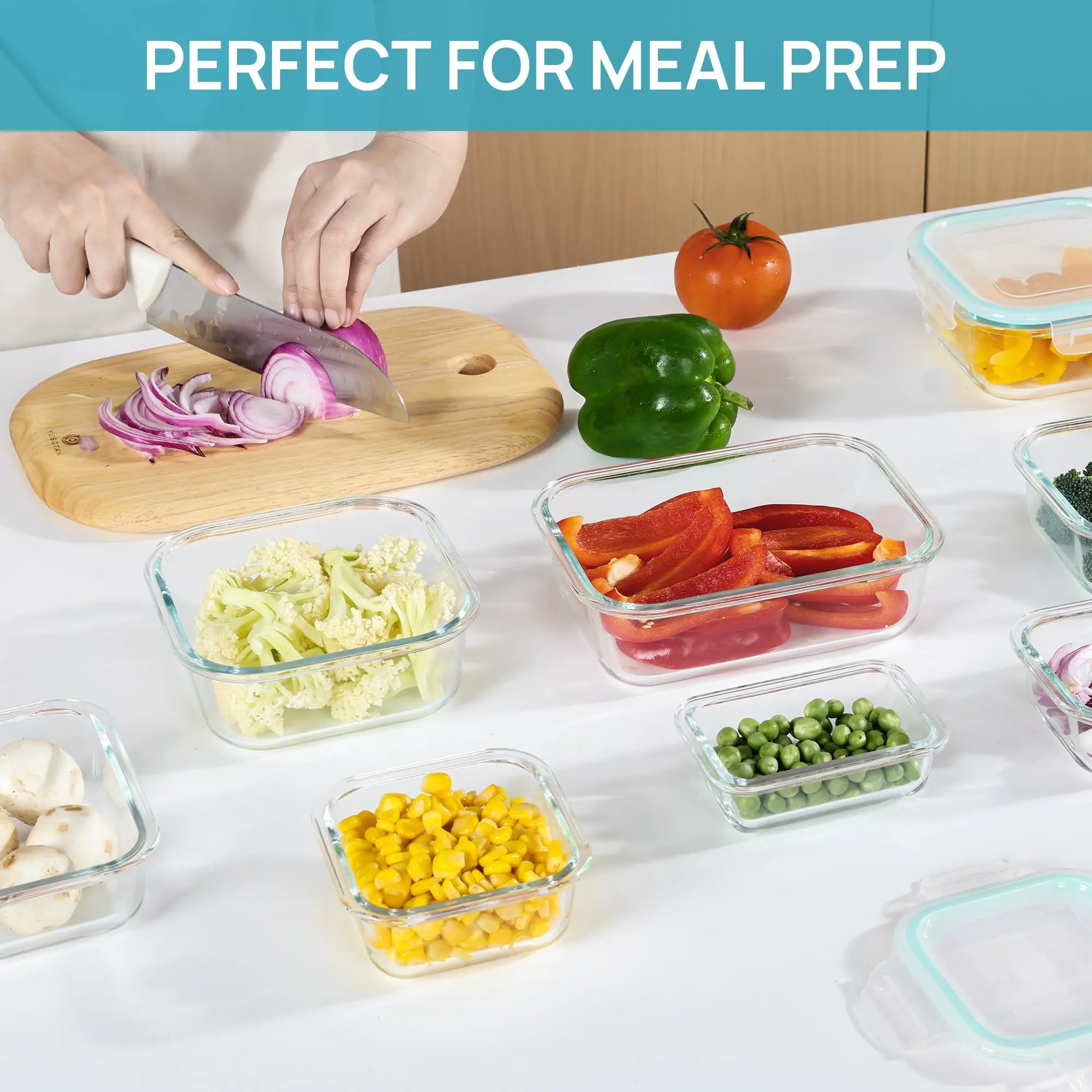 Glass Lunch Box Food Storage C - Storage Food Prep recension och pris